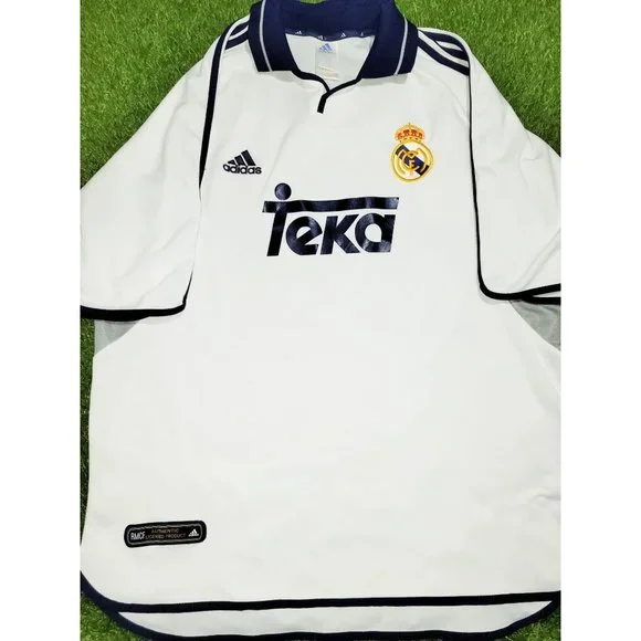 Figo Real Madrid 2000 2001 Soccer Jersey Shirt XL SKU# 685331 - Picture 2 of 9
